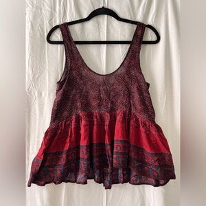 Ecoté by Urban Outfitters Boho Low Back Tank Size S
